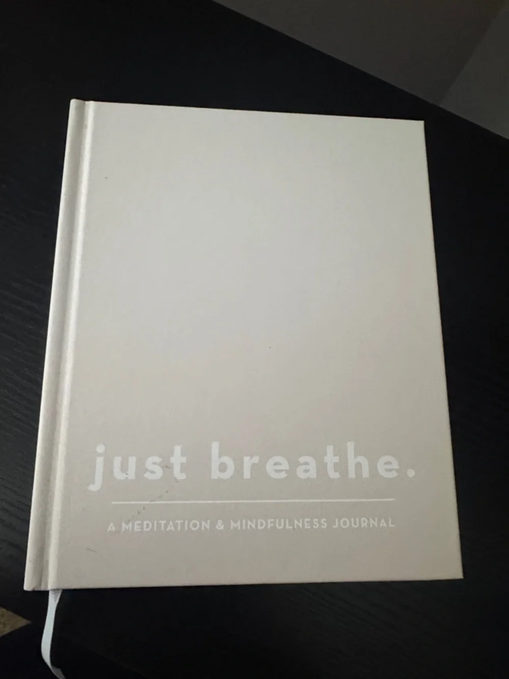 Just Breathe Beige Meditation & Mindfulness Journal